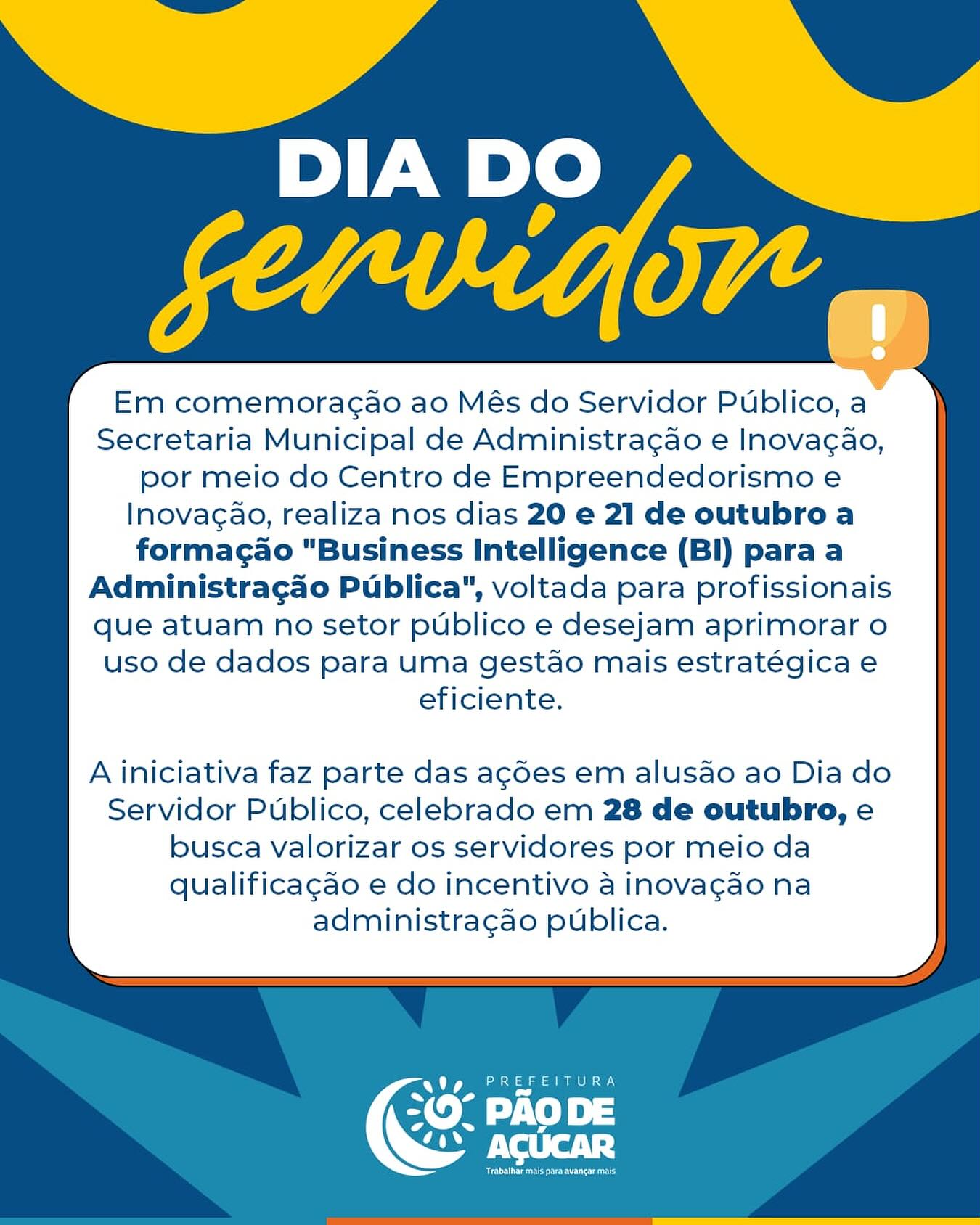 Prefeitura promove formação em Business Intelligence voltada para servidores públicos